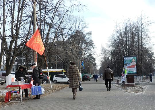 Пикеты 29.11.14г, РУССКИЕ - ДЕРЖИТЕСЬ ВМЕСТЕ !, nkolbasov, Одинцово, Ново-Спортивная д.6