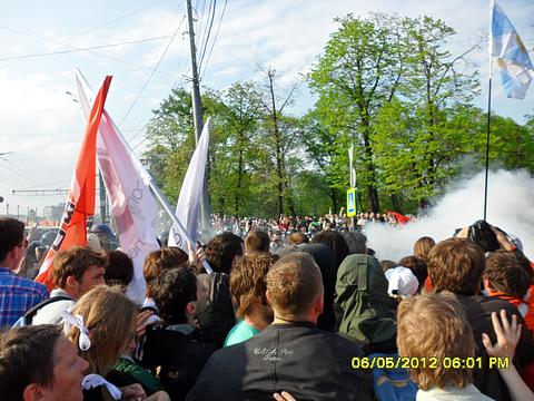 Пустили газ? — Нет! Это файеры тушат…, Социализм или смерть!, nkolbasov, Одинцово, Ново-Спортивная д.6