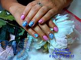 маникюр,shellac, стемпинг
