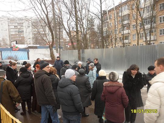 Собрание жителей дома №26 Можайск. ш. по поводу стройки., Россия, Одинцово, народ., nkolbasov, Одинцово, Ново-Спортивная д.6