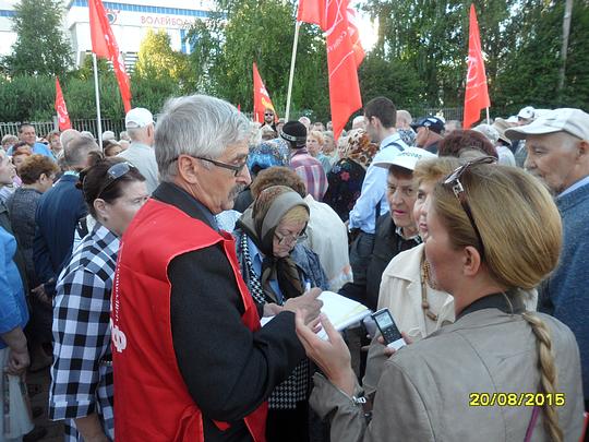 Интервью А. П. Галдин , Митинги в Одинцово., nkolbasov, Одинцово, Ново-Спортивная д.6