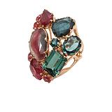 federica rettore rosegold pink and green tourmaline ring product 1 11429712 840525942
