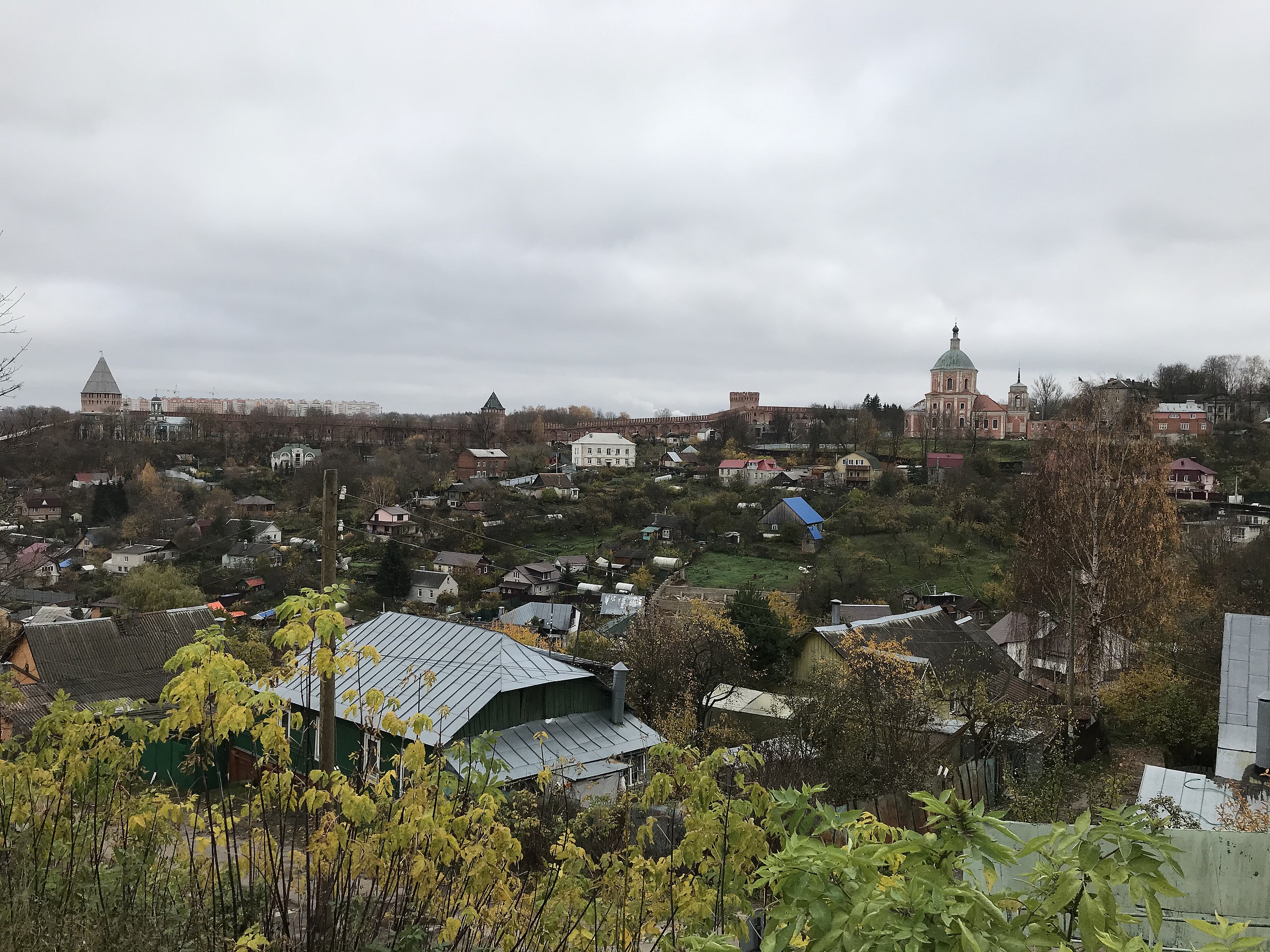 Панорама города с площадки возле Собора 