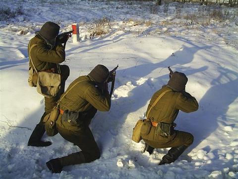 Одинцовцы ведут огонь на поражение, Военно-историческая реконструкция, komandir, Одинцово
