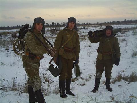 Пулемётный расчет, Военно-историческая реконструкция, komandir, Одинцово