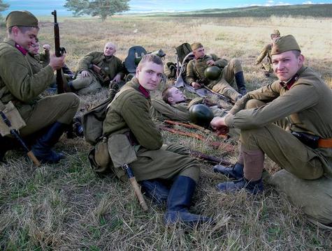 На Бородинской земле. Фотомонтаж Хиблин И.Н., Военно-историческая реконструкция, komandir, Одинцово