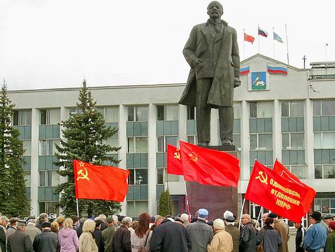 Одинцово. В день рождения В. И. Ленина., Ленин и Сталин - наше знамя!, nkolbasov, Одинцово, Ново-Спортивная д.6