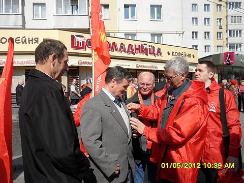 Награждение тов. Баранова, 1 мая на улицах Москвы., nkolbasov, Одинцово, Ново-Спортивная д.6