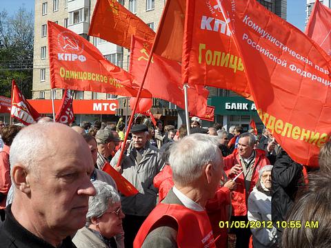 Построение., 1 мая на улицах Москвы., nkolbasov, Одинцово, Ново-Спортивная д.6