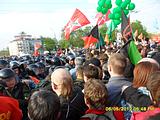 ОМОНовцы начали задержания.