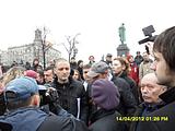 Пушкинская пл. Встреча с С. Удальцовым