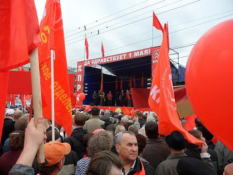 1мая11г Митинг на пл. Революции., 1 мая на улицах Москвы., nkolbasov, Одинцово, Ново-Спортивная д.6